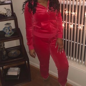 Red Juicy Couture Sweatsuit